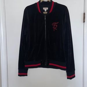 Sz XL True Religion Velour Track Jacket